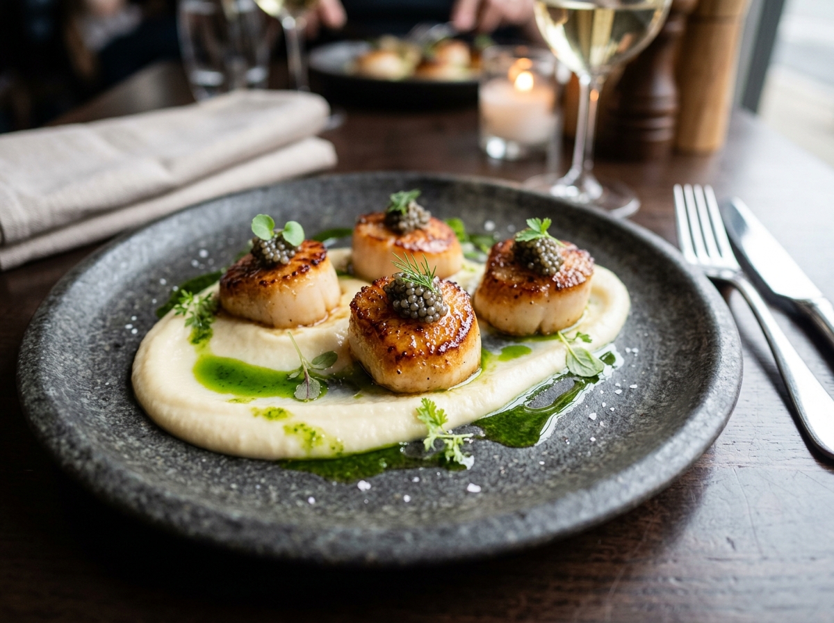 Seared Jumbo Sea Scallops